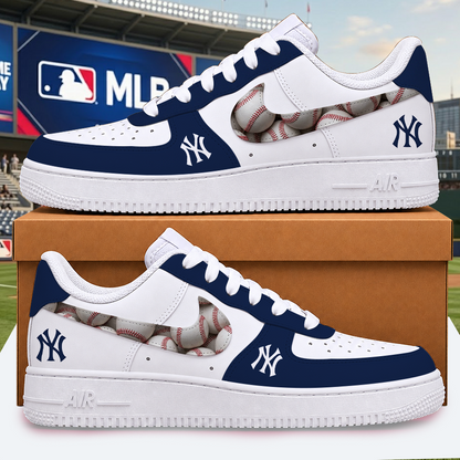 [FLASH SALE] NEW CUSTOMIZED MLB01 NYY NEW YORK YANKEES AF1 SHOES