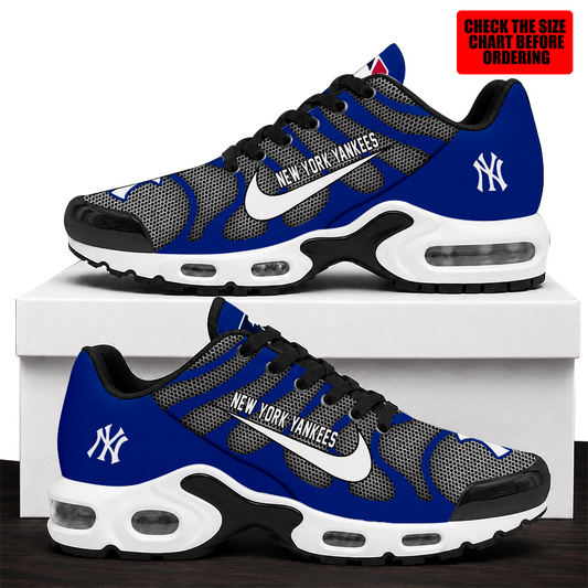 [FLASH SALE] NEW CUSTOMIZED MLB01 NYY NEW YORK YANKEES AIR MAX PLUS SNEAKERS