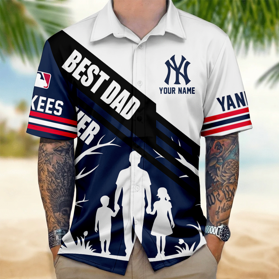 [FLASH SALE] NEW CUSTOMIZED MLB01 NYY NEW YORK YANKEES UNISEX HAWAIIAN SHIRT