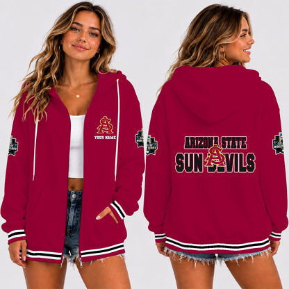 [FAN FAVORITE] NEW CUSTOMIZED NCAA CWS02 ASS ARIZONA STATE SUN DEVILS T-SHIRT, HOODIE, ZIP HOODIE
