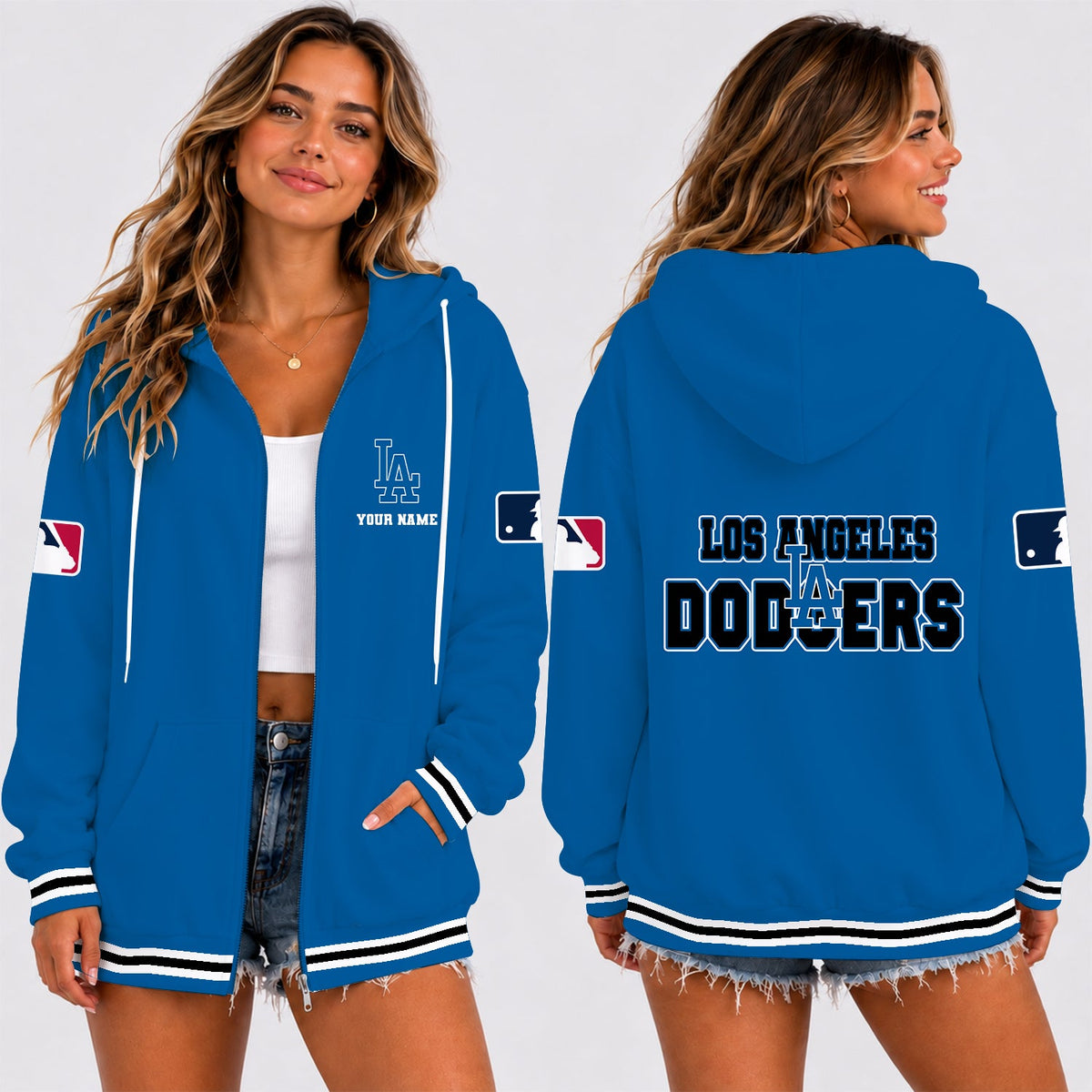 [FLASH SALE] NEW CUSTOMIZED MLB02 LAD THE DODGERS T-SHIRT, HOODIE & ZIP HOODIE