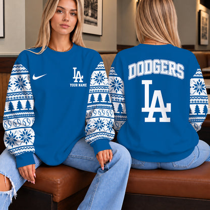 [FLASH SALE] NEW CUSTOMIZED MLB02 LAD THE DODGERS UNISEX SWEATSHIRT