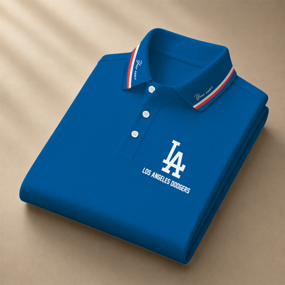 [FLASH SALE] NEW CUSTOMIZED MLB02 LAD LOS ANGELES DODGERS POLO SHIRT