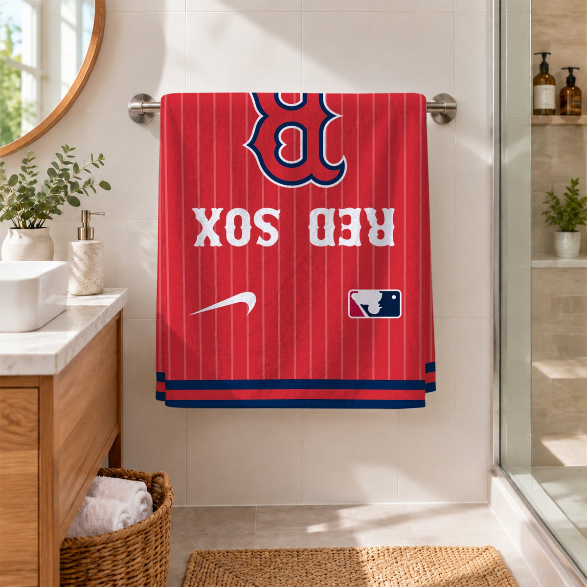 [FLASH SALE] NEW CUSTOMIZED MLB03 BRS BOSTON RED SOX BEACH TOWEL