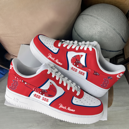 [FLASH SALE] NEW CUSTOMIZED MLB03 BRS BOSTON RED SOX AF1 SHOES