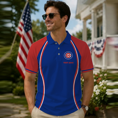 [FLASH SALE] NEW CUSTOMIZED MLB04 CCS CHICAGO CUBS POLO SHIRT