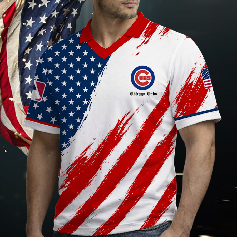 [FLASH SALE] NEW CUSTOMIZED MLB04 CCS CHICAGO CUBS POLO SHIRT