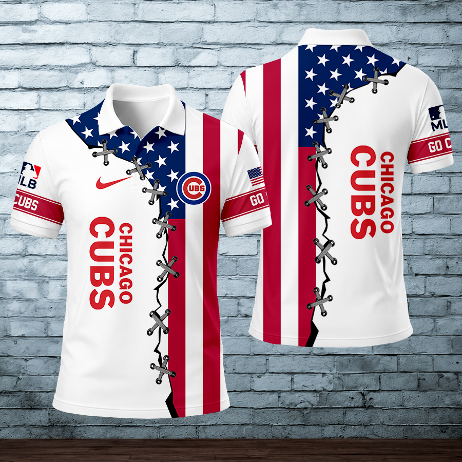 [FLASH SALE] NEW CUSTOMIZED MLB04 CCS CHICAGO CUBS POLO SHIRT
