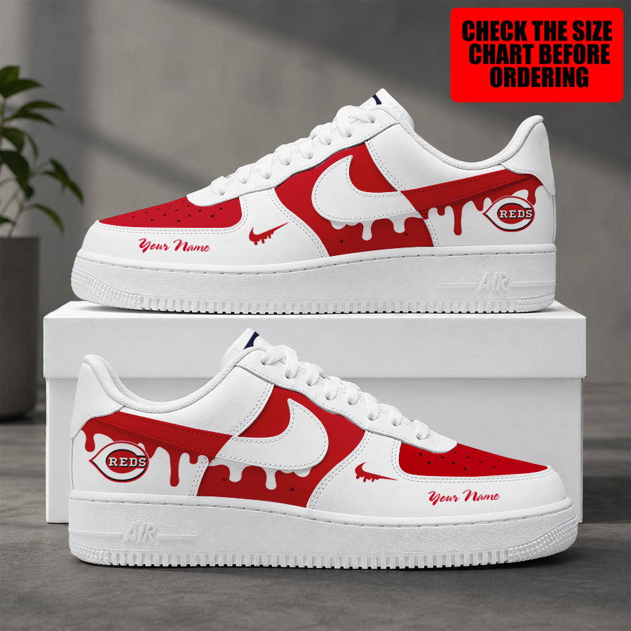[FLASH SALE] NEW CUSTOMIZED MLB05 CRS CINCINNATI REDS AF1 SHOES