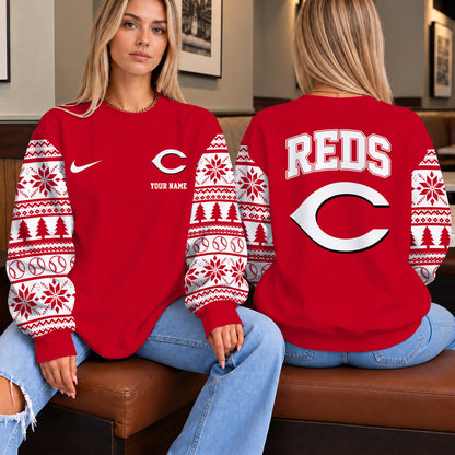 [FLASH SALE] NEW CUSTOMIZED MLB05 CRS THE REDS UNISEX SWEATSHIRT