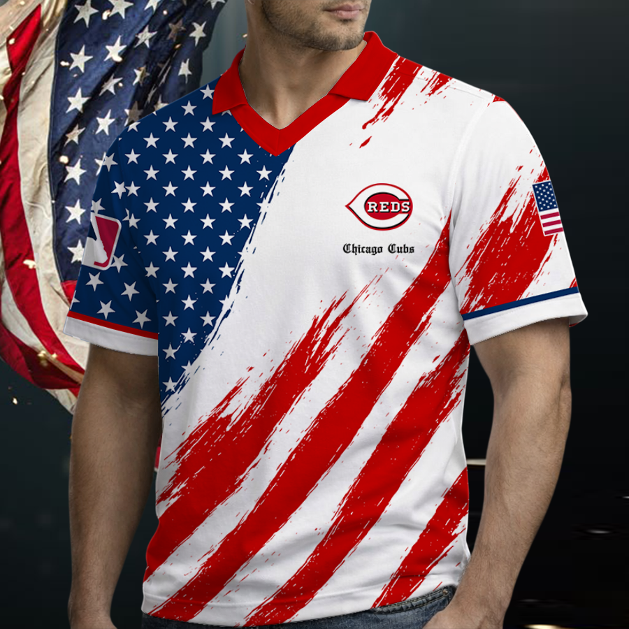 [FLASH SALE] NEW CUSTOMIZED MLB05 CRS CINCINNATI REDS POLO SHIRT