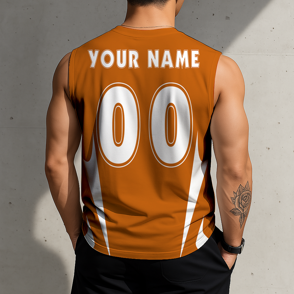[FLASH SALE] NEW CUSTOMIZED | NCAA CWS05 TXL TX LONGHORNS MEN'S GYM SHIRT