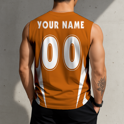 [FLASH SALE] NEW CUSTOMIZED | NCAA CWS05 TXL TX LONGHORNS MEN'S GYM SHIRT
