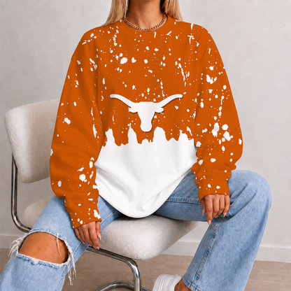[FAN FAVORITE] NEW CUSTOMIZED NCAA CWS05 TXL TEXAS LONGHORNS UNISEX SWEATSHIRT