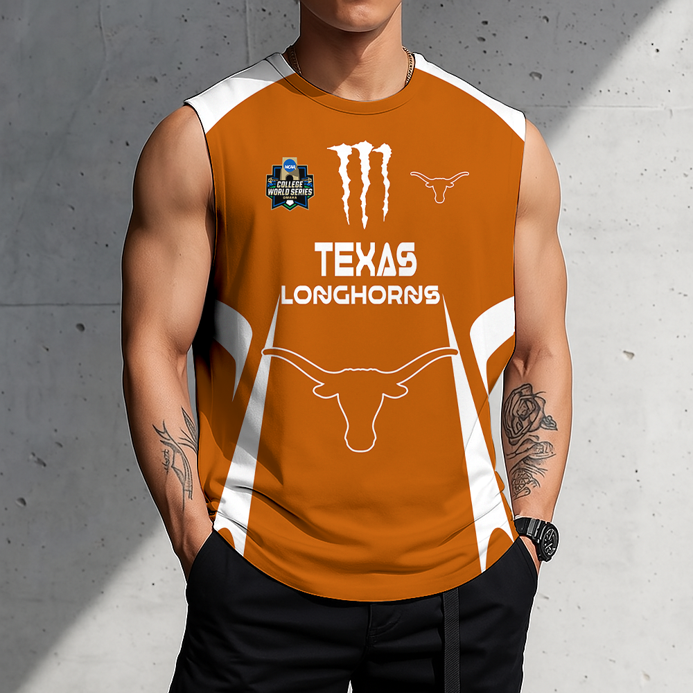 [FLASH SALE] NEW CUSTOMIZED | NCAA CWS05 TXL TX LONGHORNS MEN'S GYM SHIRT