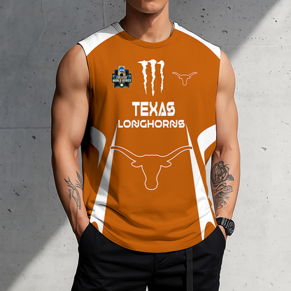 [FLASH SALE] NEW CUSTOMIZED | NCAA CWS05 TXL TX LONGHORNS MEN'S GYM SHIRT