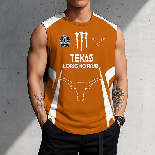 [FLASH SALE] NEW CUSTOMIZED | NCAA CWS05 TXL TX LONGHORNS MEN'S GYM SHIRT