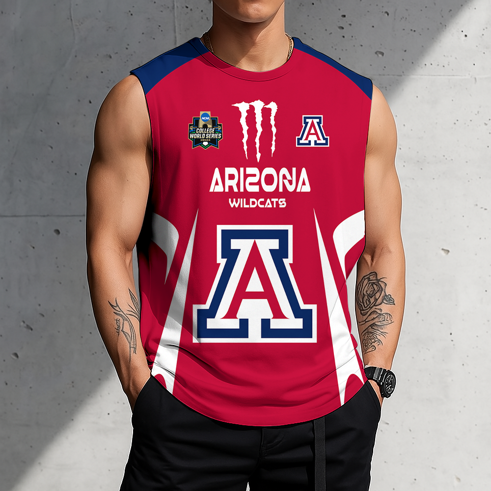 [FLASH SALE] NEW CUSTOMIZED | NCAA CWS06 ARW AR WILCATS MEN'S GYM SHIRT