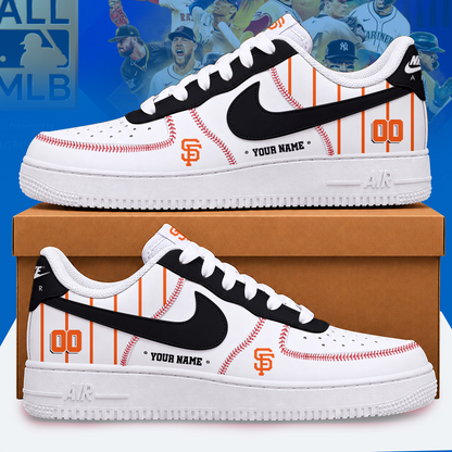 [FLASH SALE] NEW CUSTOMIZED MLB06 SFG SAN FRANCISCO GIANTS AF1 SHOES