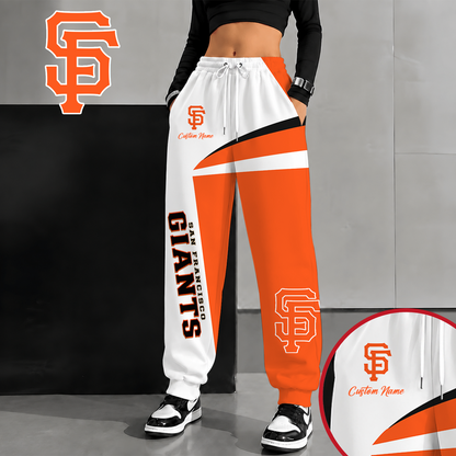 [FLASH SALE] NEW CUSTOMIZED MLB06 SFG SAN FRANCISCO GIANTS SWEATPANTS