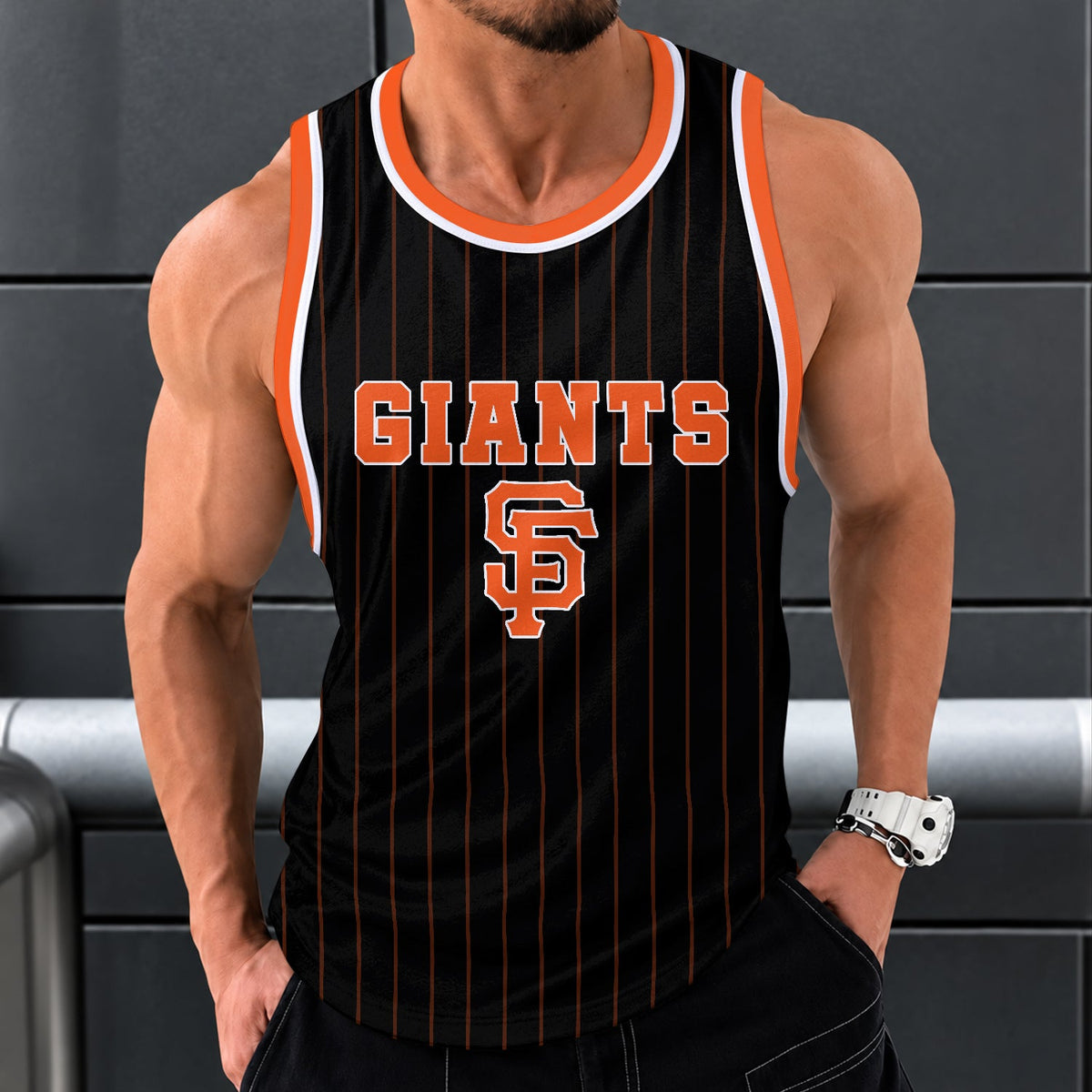 [FLASH SALE] NEW CUSTOMIZED MLB06 SFG SAN FRANCISCO GIANTS UNISEX TANK TOP