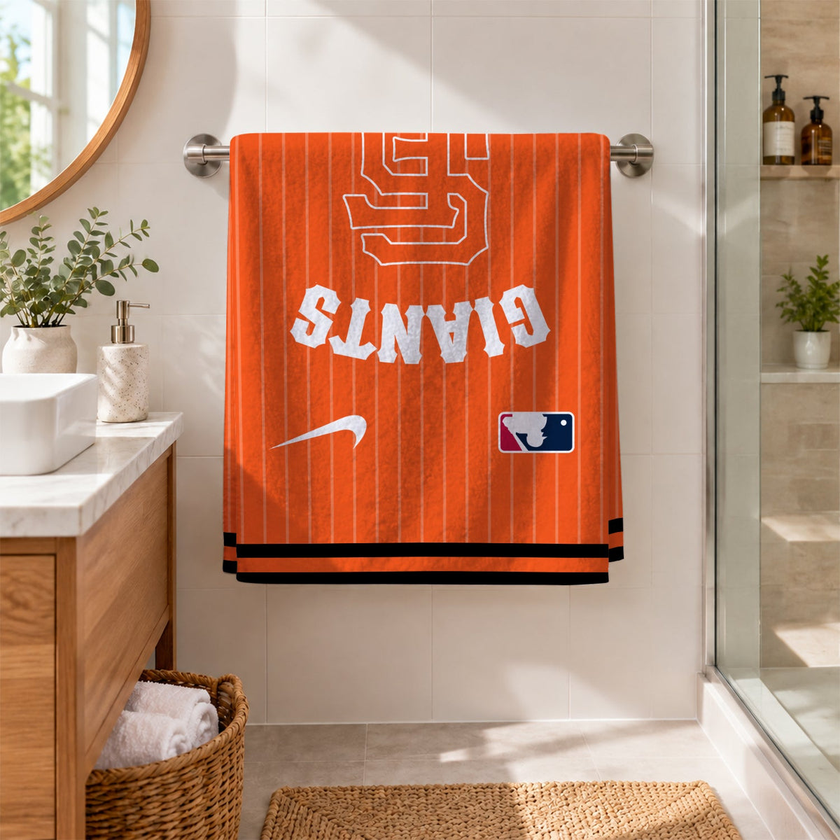 [FLASH SALE] NEW CUSTOMIZED MLB06 SFG SAN FRANCISCO GIANTS BEACH TOWEL