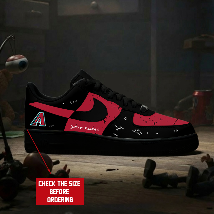 [FLASH SALE] NEW CUSTOMIZED MLB07 ADS ARIZONA DIAMONDBACKS AF1 SHOES