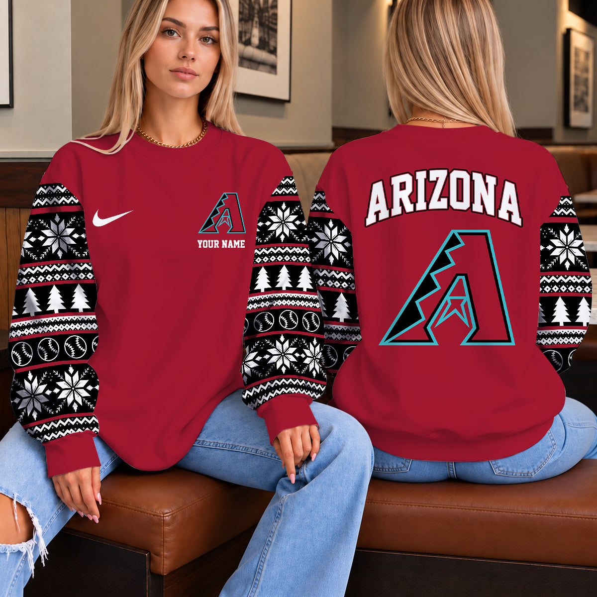 [FLASH SALE] NEW CUSTOMIZED MLB07 ADS THE DIAMONDBACKS UNISEX SWEATSHIRT