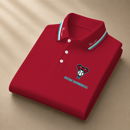 [FLASH SALE] NEW CUSTOMIZED MLB07 ADS ARIZONA DIAMONDBACKS POLO SHIRT