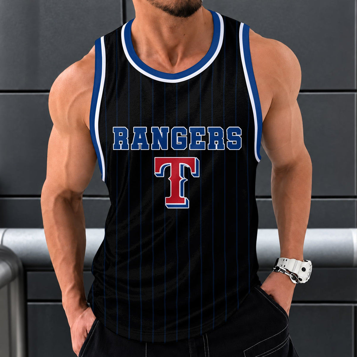 [FLASH SALE] NEW CUSTOMIZED MLB08 TRS TEXAS RANGERS UNISEX TANK TOP