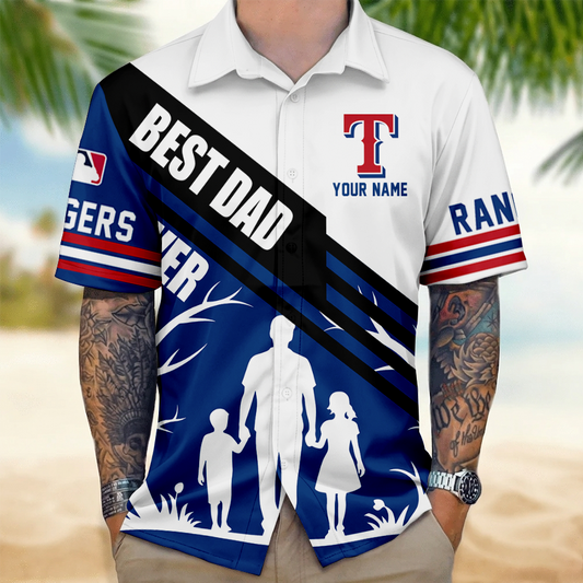 [FLASH SALE] NEW CUSTOMIZED MLB08 TRS TEXAS RANGERS UNISEX HAWAIIAN SHIRT