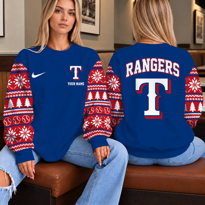 [FLASH SALE] NEW CUSTOMIZED MLB08 TRS THE RANGERS UNISEX SWEATSHIRT