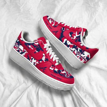 [FLASH SALE] NEW CUSTOMIZED MLB09 ABS ATLANTA BRAVES AF1 SHOES