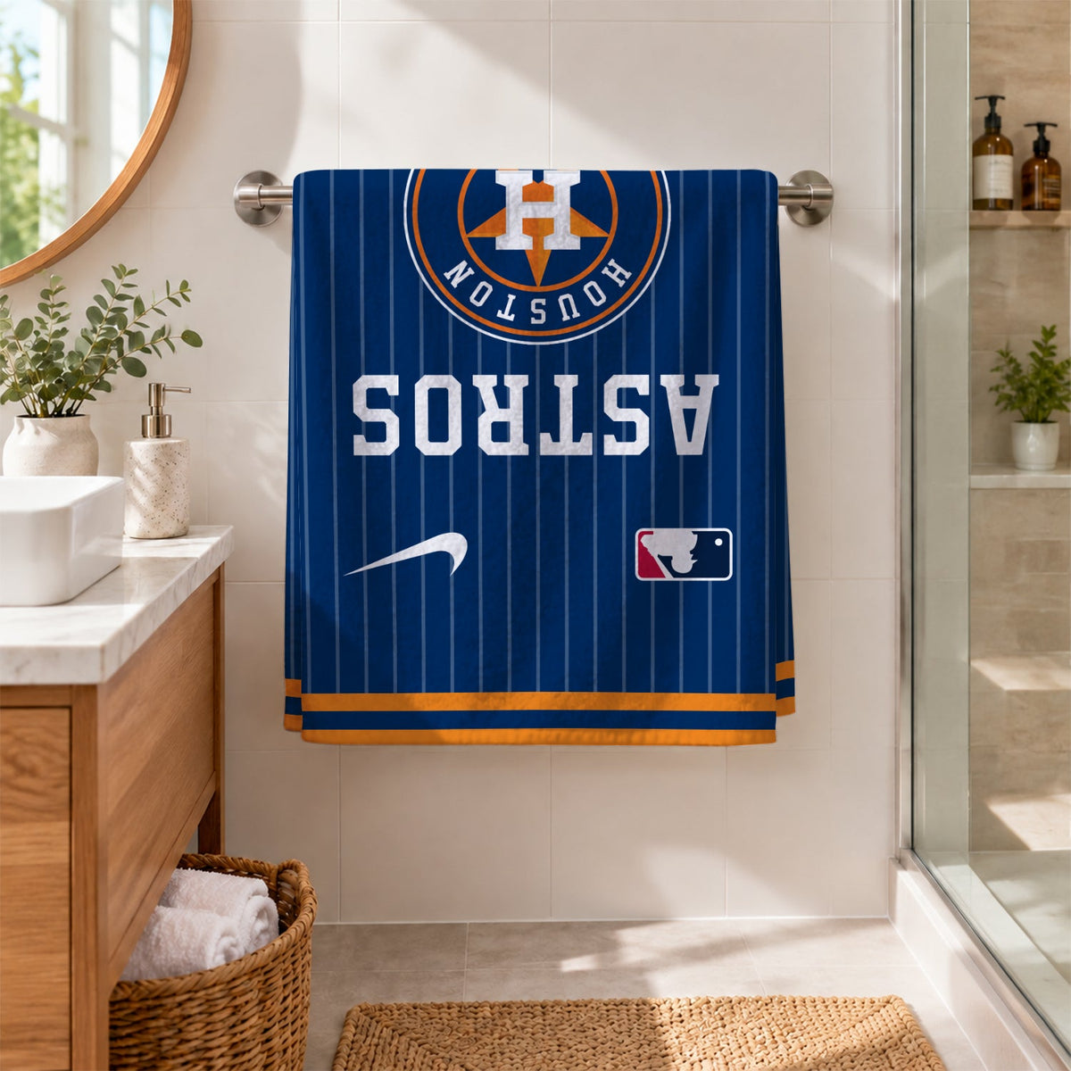 [FLASH SALE] NEW CUSTOMIZED MLB10 HAS HOUSTON ASTROS BEACH TOWEL