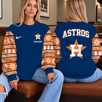 [FLASH SALE] NEW CUSTOMIZED MLB10 HAS THE ASTROS UNISEX SWEATSHIRT