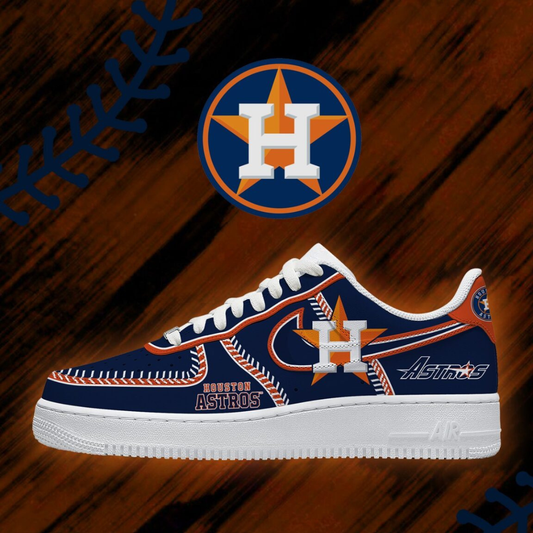 [FLASH SALE] NEW CUSTOMIZED MLB10 HAS HOUSTON ASTROS AF1 SHOES
