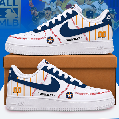 [FLASH SALE] NEW CUSTOMIZED MLB10 HAS HOUSTON ASTROS AF1 SHOES