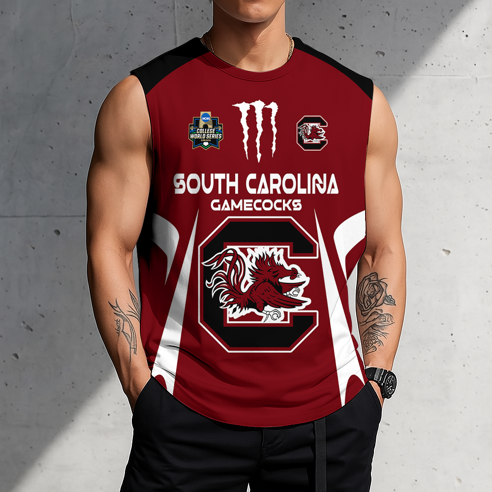 [FLASH SALE] NEW CUSTOMIZED | NCAA CWS10 SCG SC GAMECOCKS MEN'S GYM SHIRT