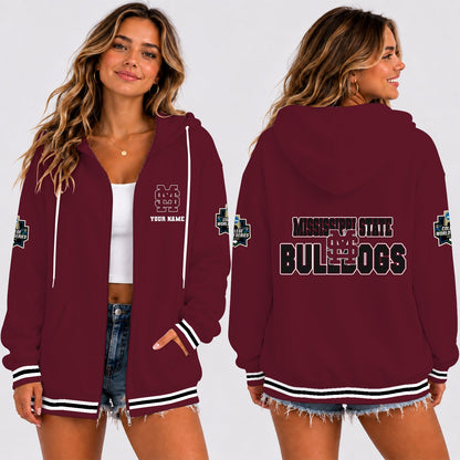 [FAN FAVORITE] NEW CUSTOMIZED NCAA CWS11 MSB MISSISSIPPI STATE BULLDOGS T-SHIRT, HOODIE, ZIP HOODIE