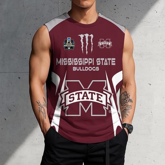 [FLASH SALE] NEW CUSTOMIZED | NCAA CWS11 MSB MI STATE BULLDOGS MEN'S GYM SHIRT