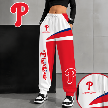 [FLASH SALE] NEW CUSTOMIZED MLB11 PPS PHILADELPHIA PHILLIES SWEATPANTS