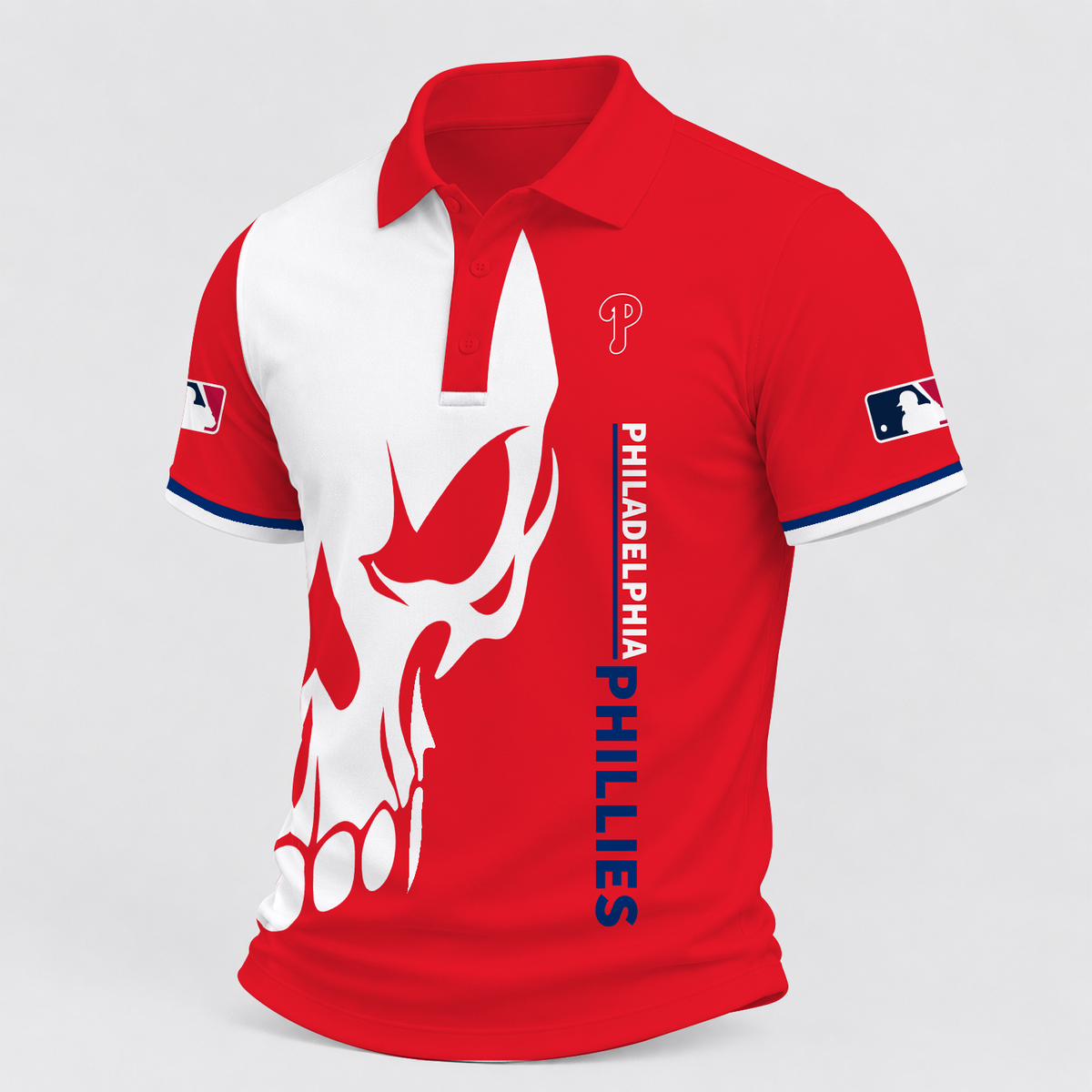 [FLASH SALE] NEW CUSTOMIZED MLB11 PPS PHILADELPHIA PHILLIES POLO SHIRT