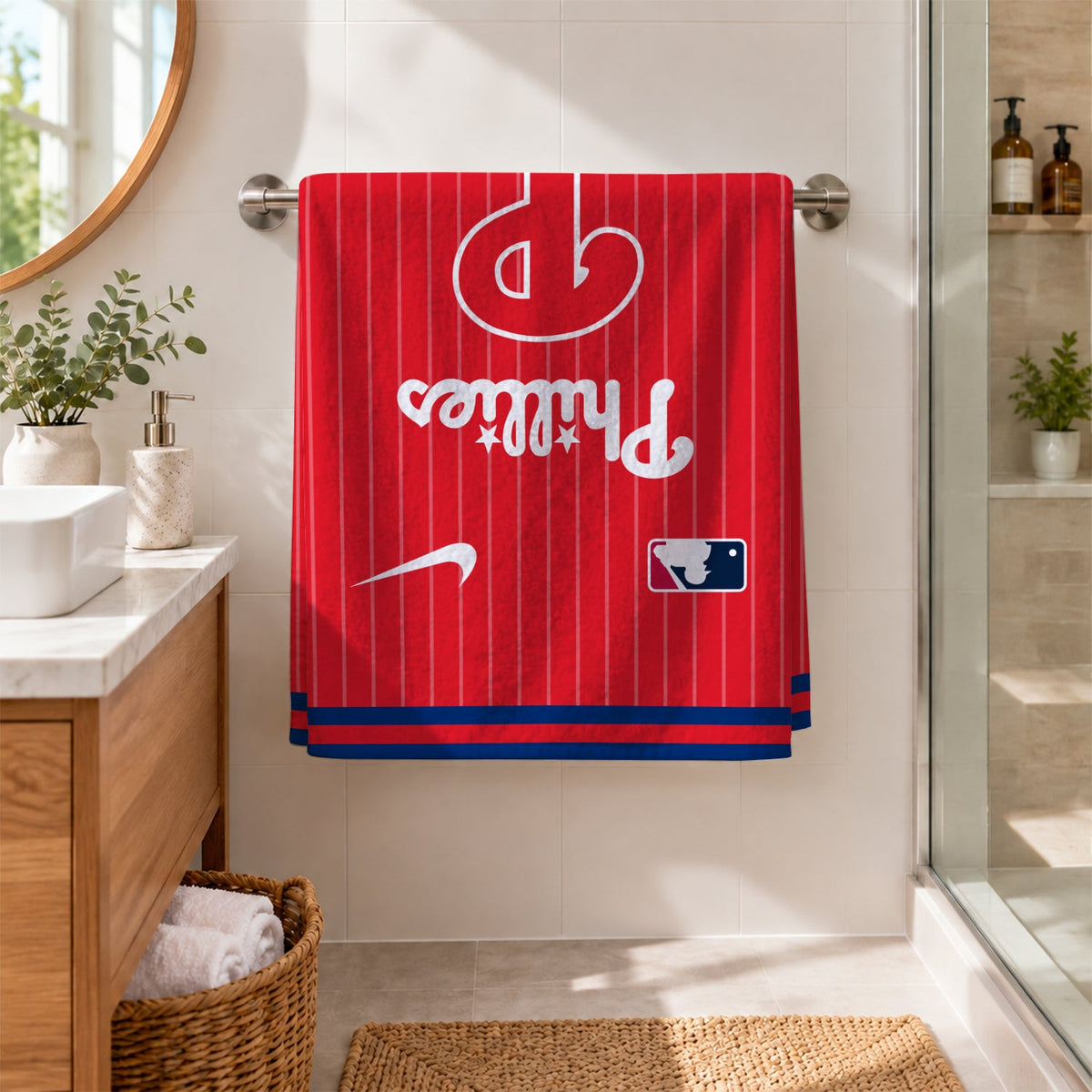 [FLASH SALE] NEW CUSTOMIZED MLB11 PPS PHILADELPHIA PHILLIES BEACH TOWEL