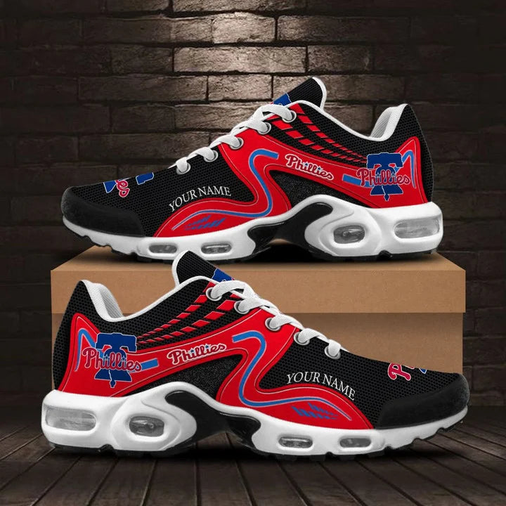[FLASH SALE] NEW CUSTOMIZED MLB11 PPS PHILADELPHIA PHILLIES AIR MAX PLUS SNEAKERS