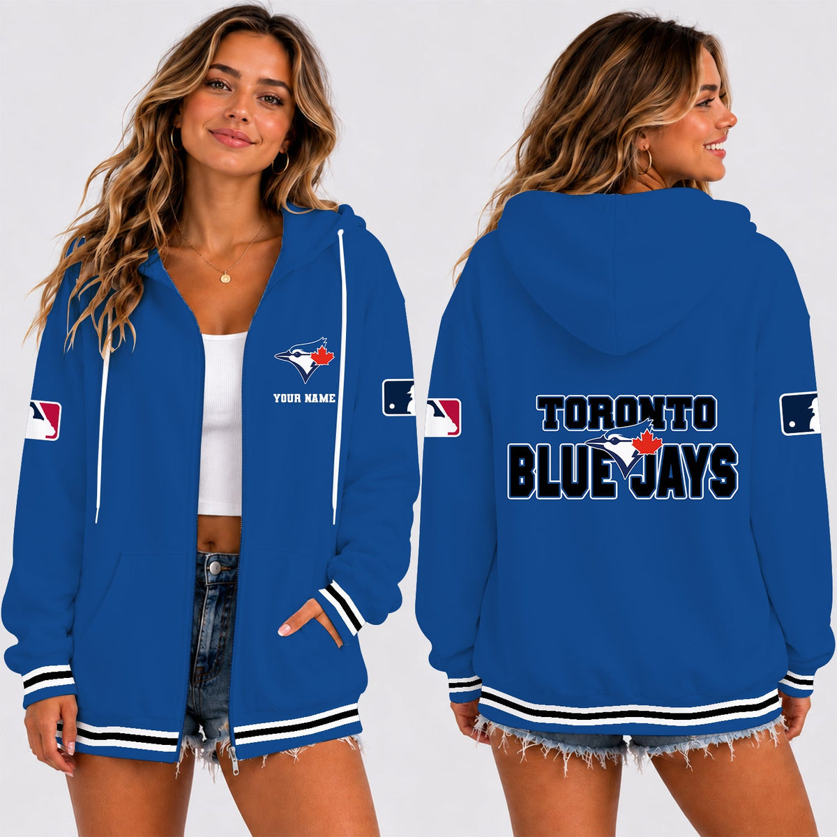 [FLASH SALE] NEW CUSTOMIZED MLB12 TBJ THE BLUE JAYS T-SHIRT, HOODIE & ZIP HOODIE