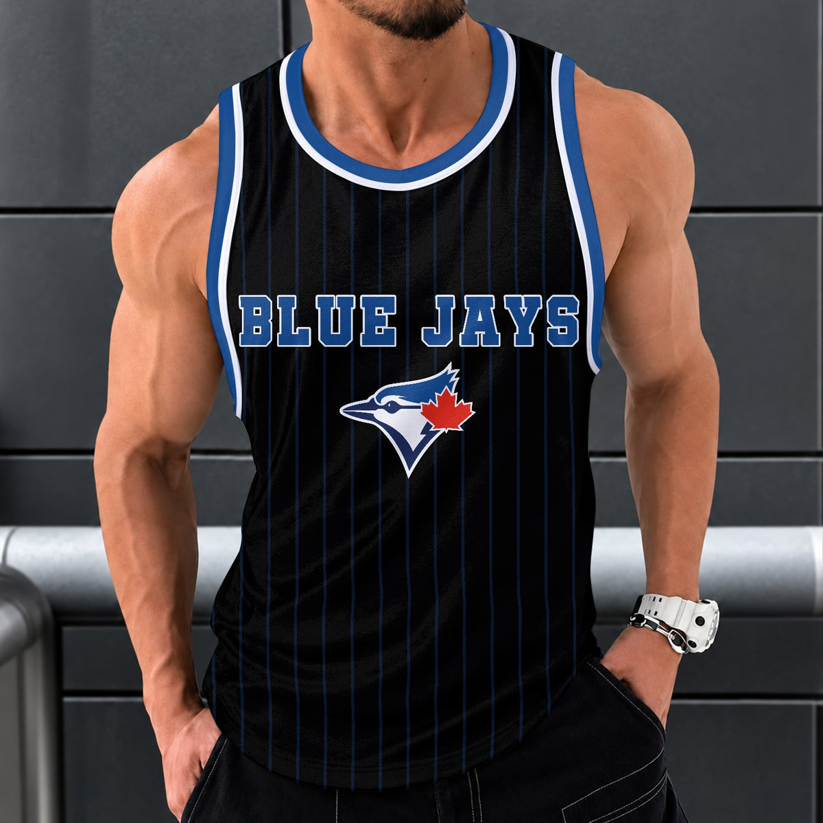[FLASH SALE] NEW CUSTOMIZED MLB12 TBJ TORONTO BLUE JAYS UNISEX TANK TOP