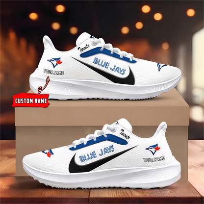 [FLASH SALE] NEW CUSTOMIZED MLB12 TBJ TORONTO KHAKI JAYS ROAD RUNNING SHOES