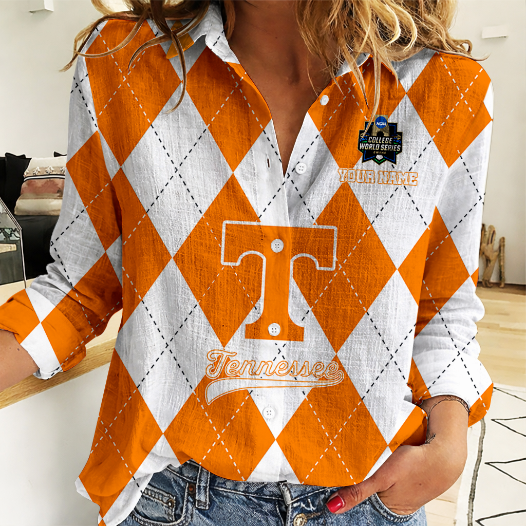 [FLASH SALE] NEW CUSTOMIZED | NCAA CWS12 TNV TN VOLUNTEERS WOMEN CASUAL SHIRT FOR FAN