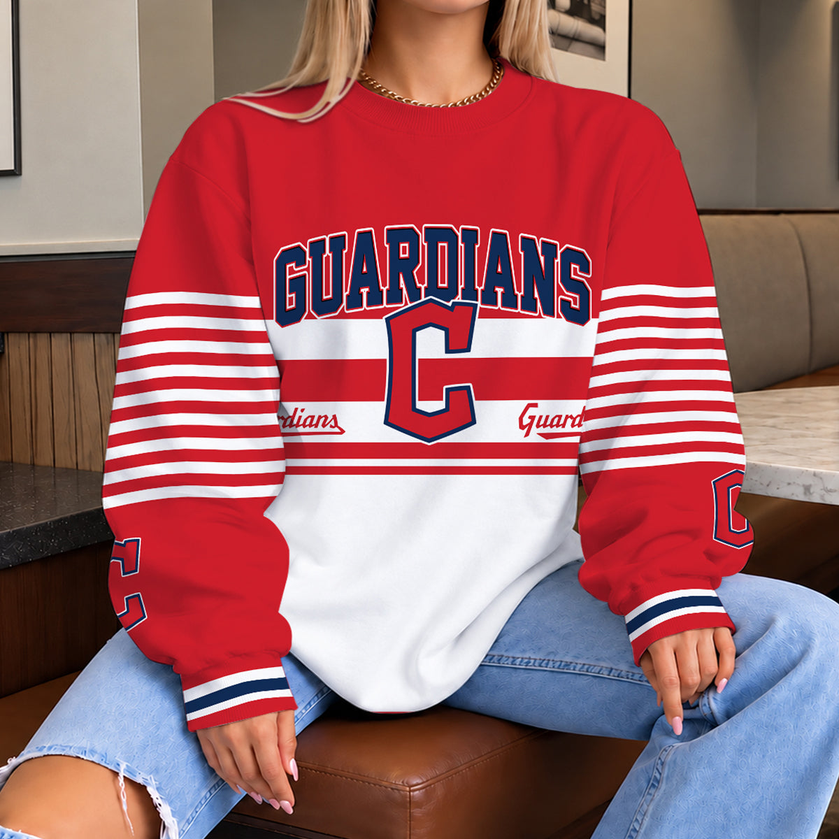 [FLASH SALE] NEW CUSTOMIZED MLB13 CGS THE GUARDIANS UNISEX SWEATSHIRT