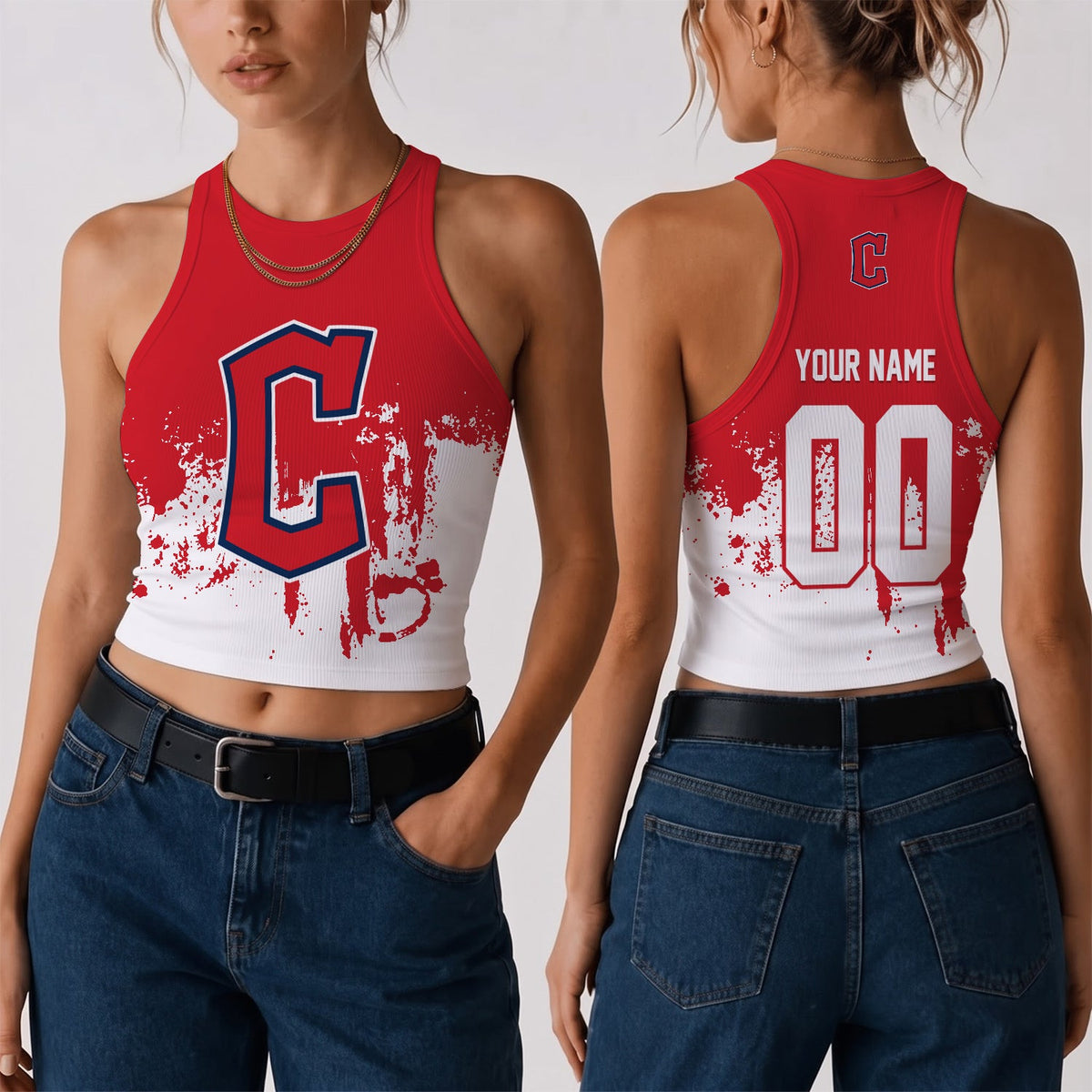 [FLASH SALE] NEW CUSTOMIZED MLB13 CGS THE GUARDIANS WOMEN'S CROP TOP
